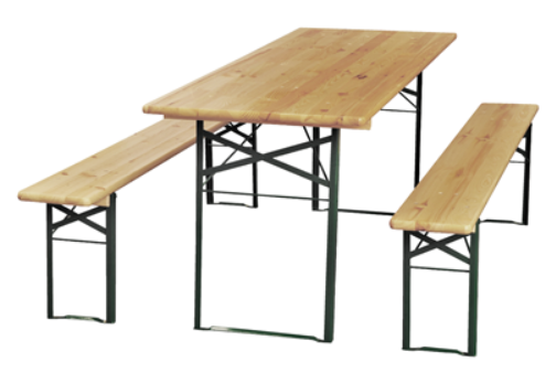Bierzeltganitur 70x220x78cm